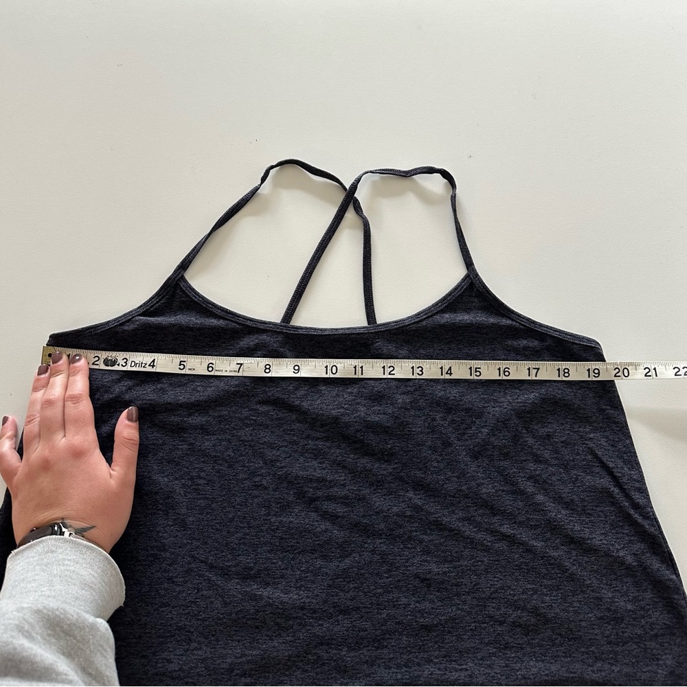 Beyond Yoga Featherweight Drift Away Sleep Tank Spacedye Dark Gray XL - Picture 4 of 8